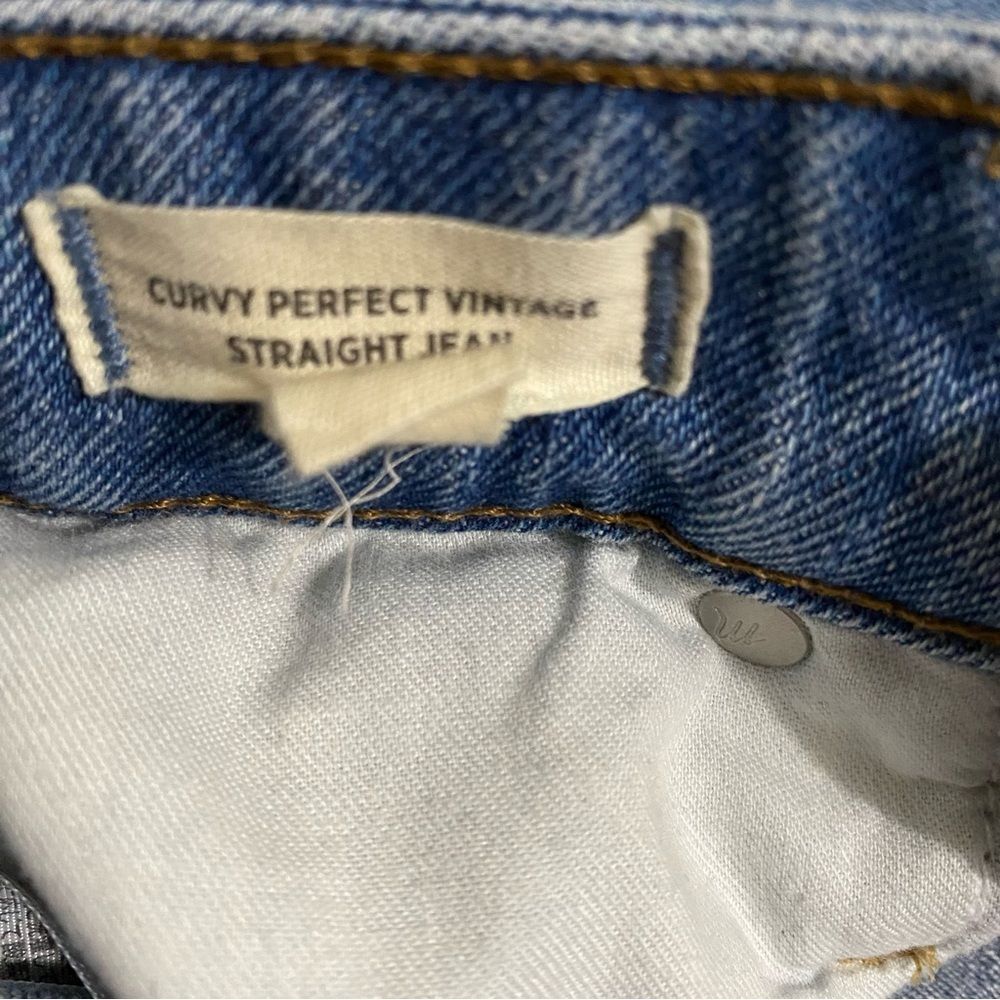 Madewell The Curvy Perfect Vintage Straight Jean sz 24R - Picture 11 of 11